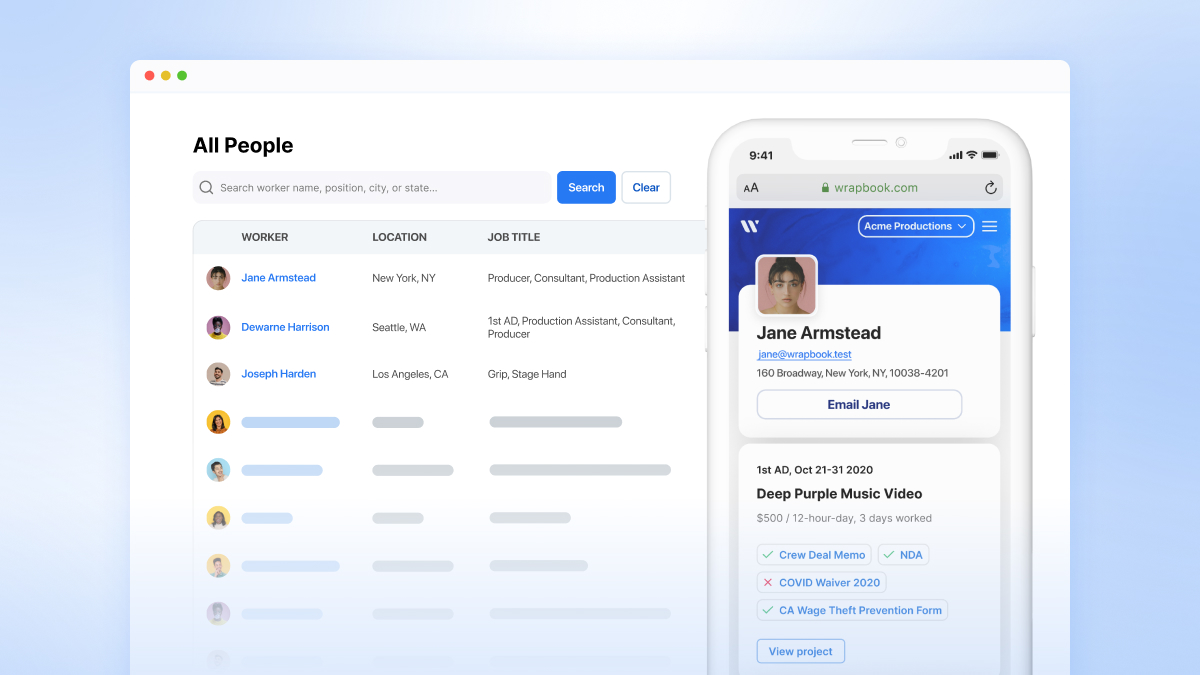 All the Film Production Paperwork You Need to Hire Crew Wrapbook